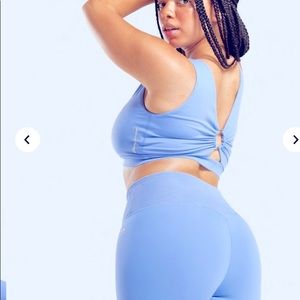 Gymshark Whitney S ribbed leggings blue size m